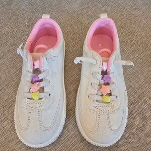 Carter's Kids Galaxy Sparkle White Slip On Sneaker, Size 9